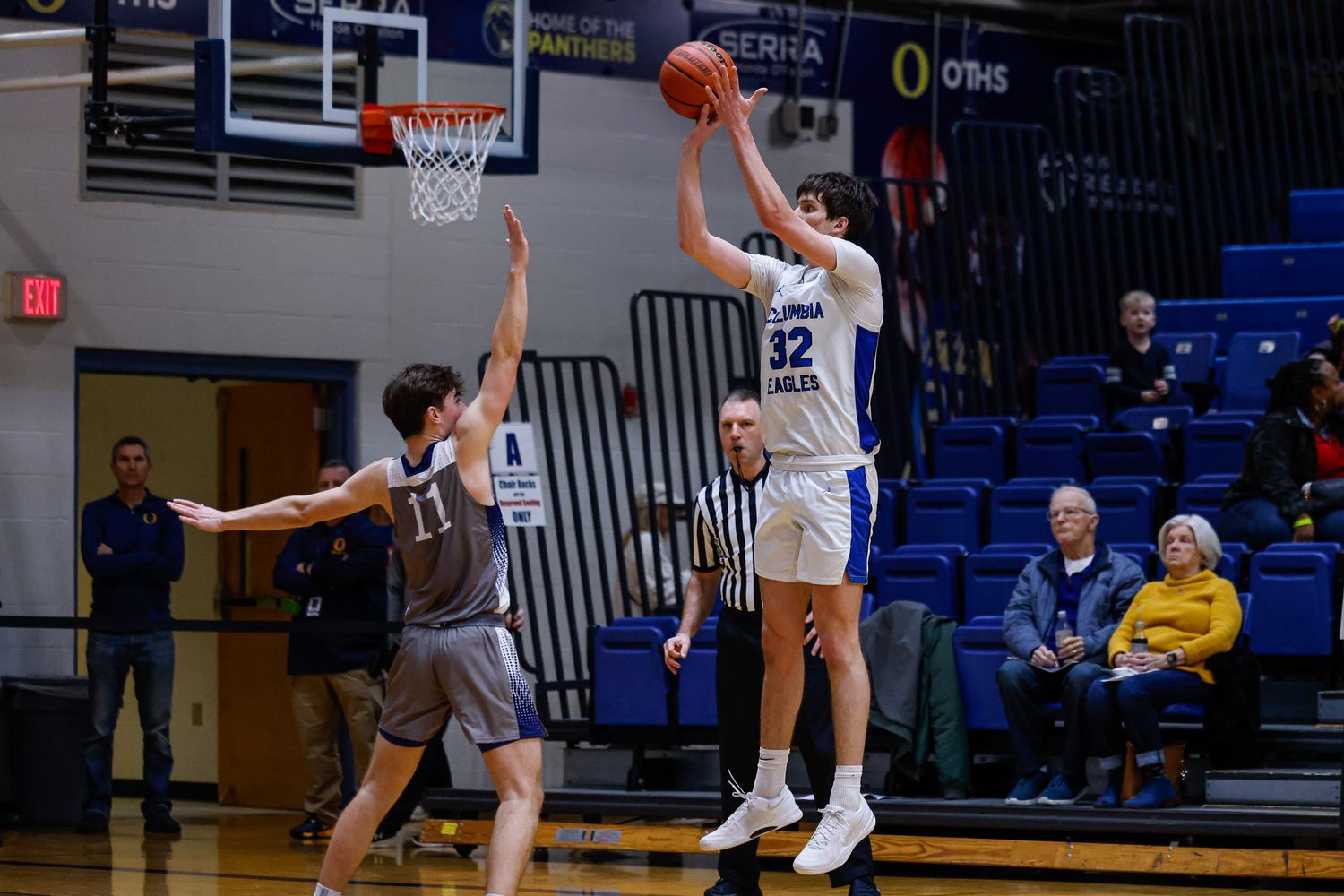 Columbia (Illinois) junior forward Sam Donald